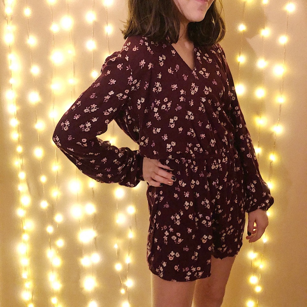 Aeropostale floral romper NEW